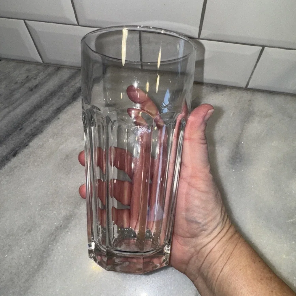 Set Of 6 VTG Libbey Duratuff Gibraltar Clear 7